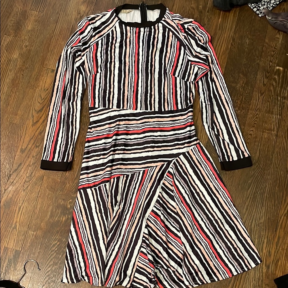 Striped Long Sleeve Dress